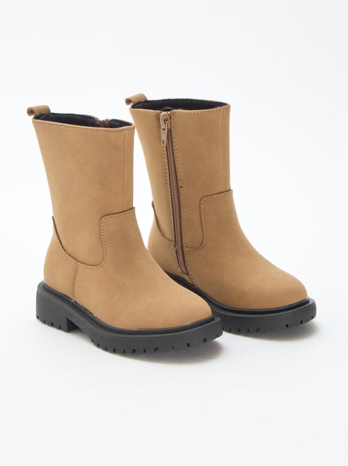 Botas altas con cremallera - Kiabi