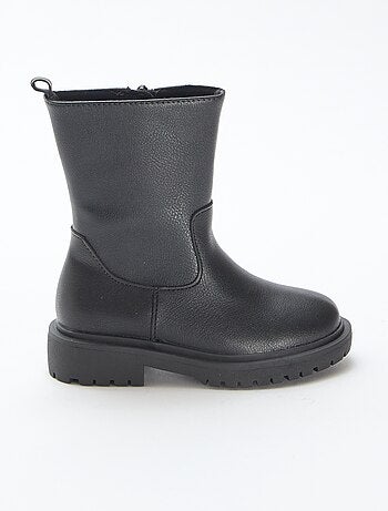 Botas altas con cremallera