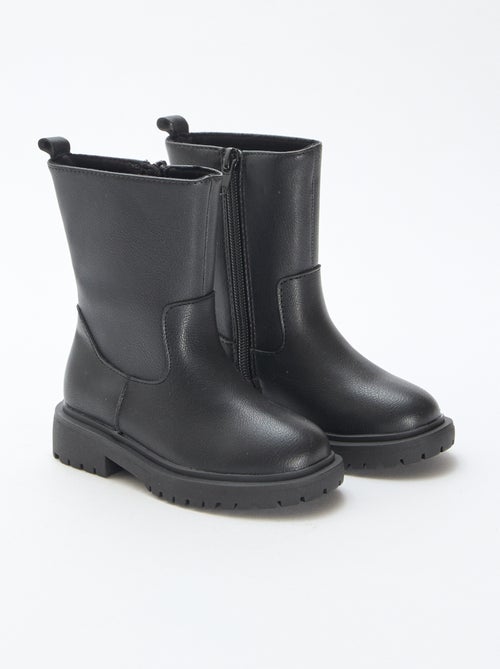 Botas altas con cremallera - Kiabi