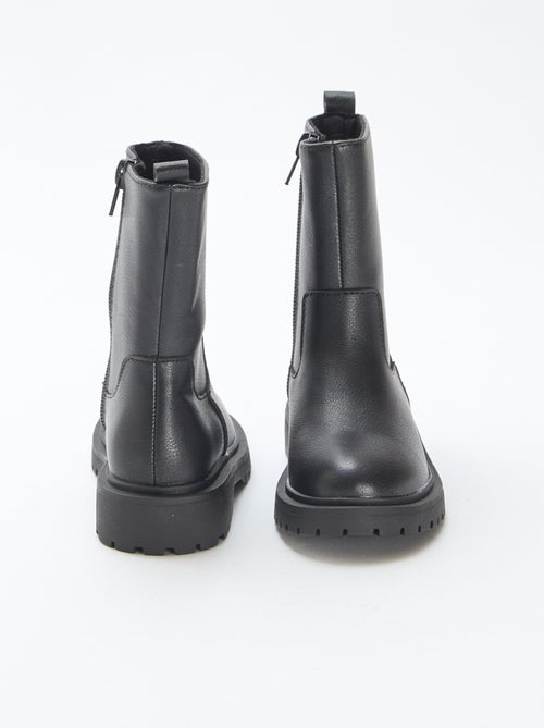 Botas altas con cremallera - Kiabi