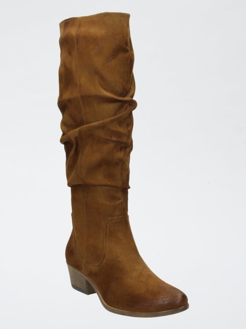 Botas altas de ante sintético - Kiabi