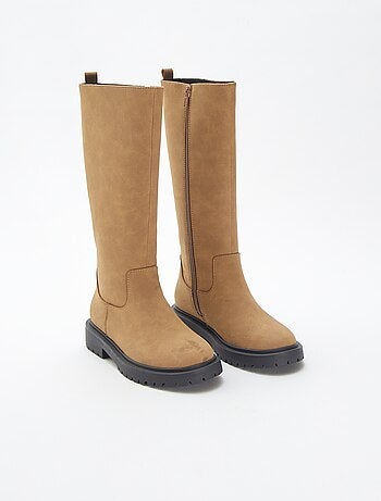Botas altas de material sintético