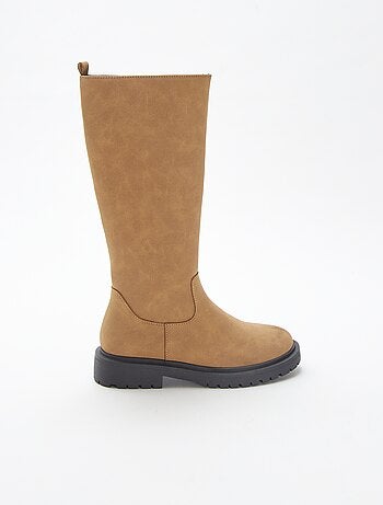 Botas altas de material sintético