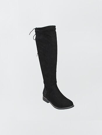 Botas altas de antelina