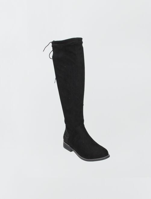 Botas altas de antelina - Kiabi