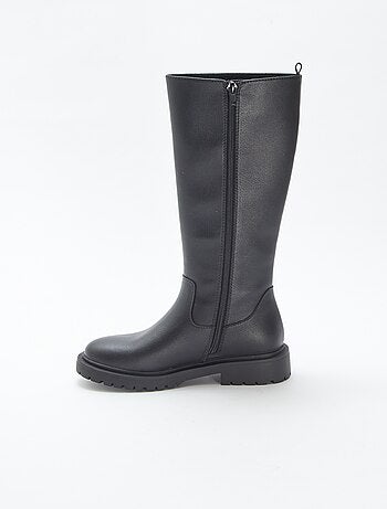 Botas altas de material sintético