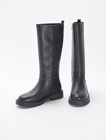 Botas altas de material sintético