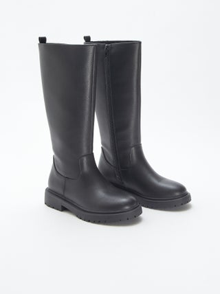 Botas altas de material sintético