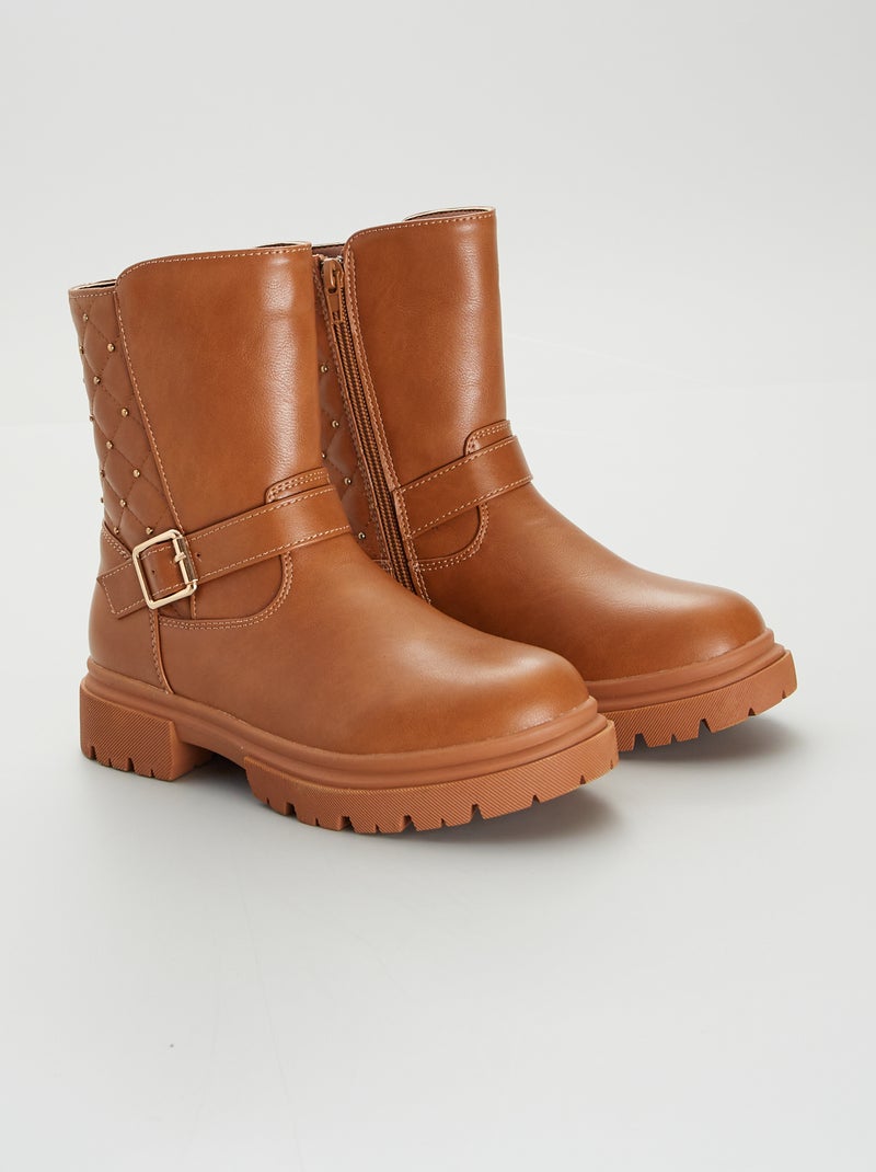 Botas altas MARRON - Kiabi