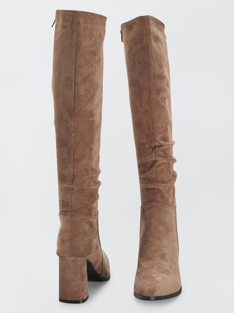 Botas altas MARRON - Kiabi