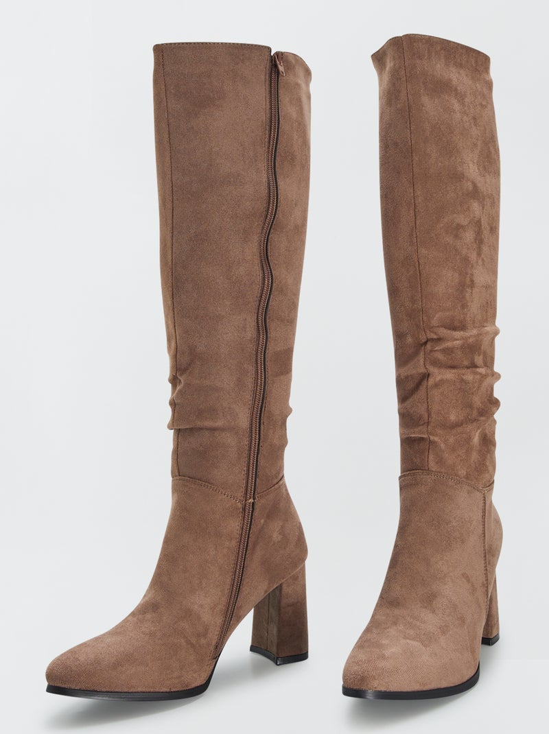 Botas altas MARRON - Kiabi