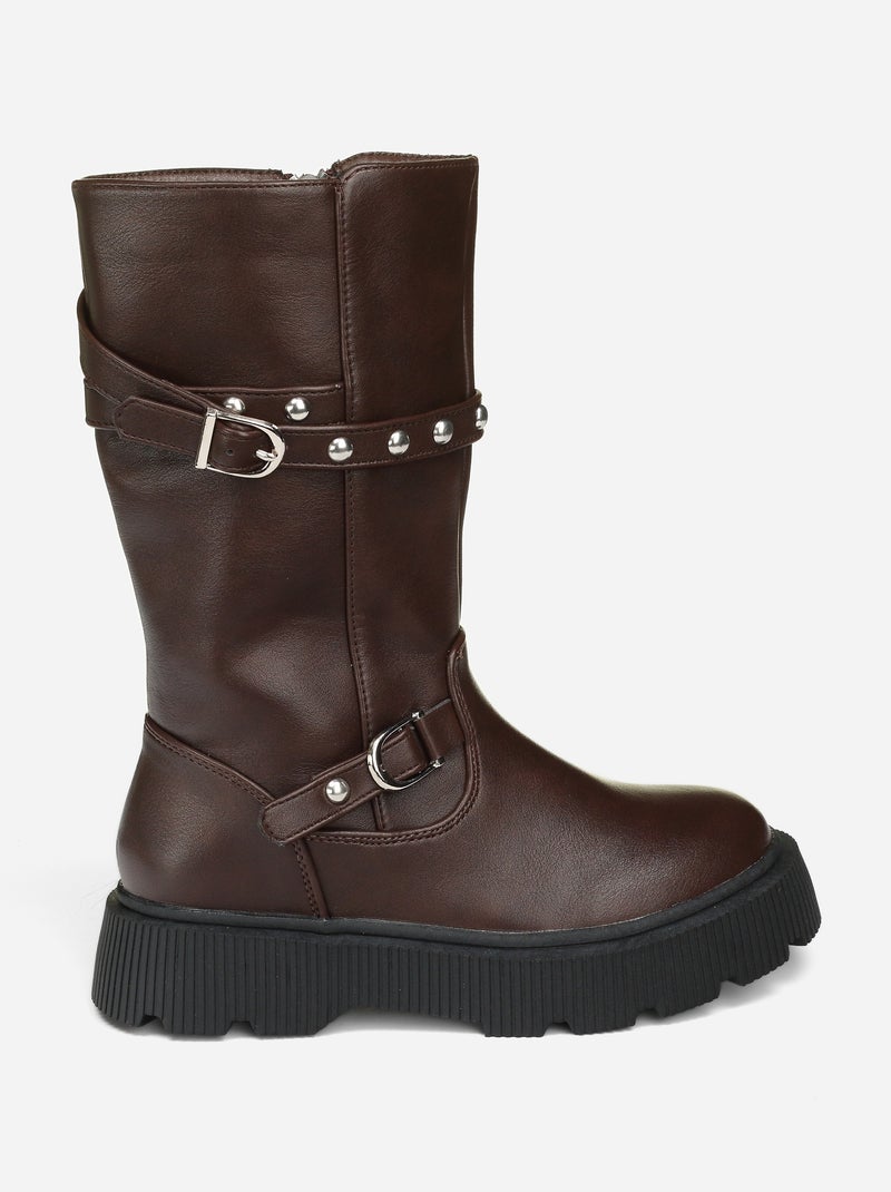 Botas altas Marrón - Kiabi
