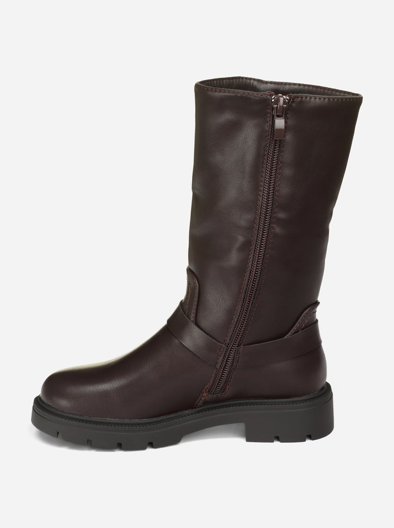 Botas altas Marrón - Kiabi