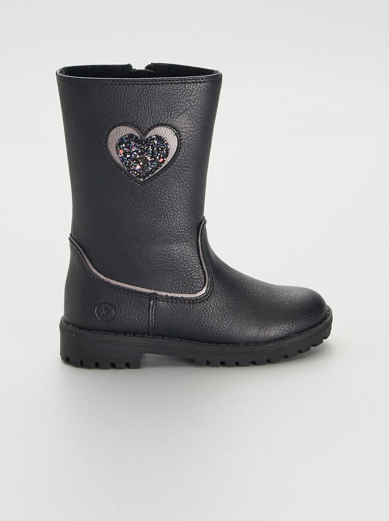Botas altas NEGRO - Kiabi