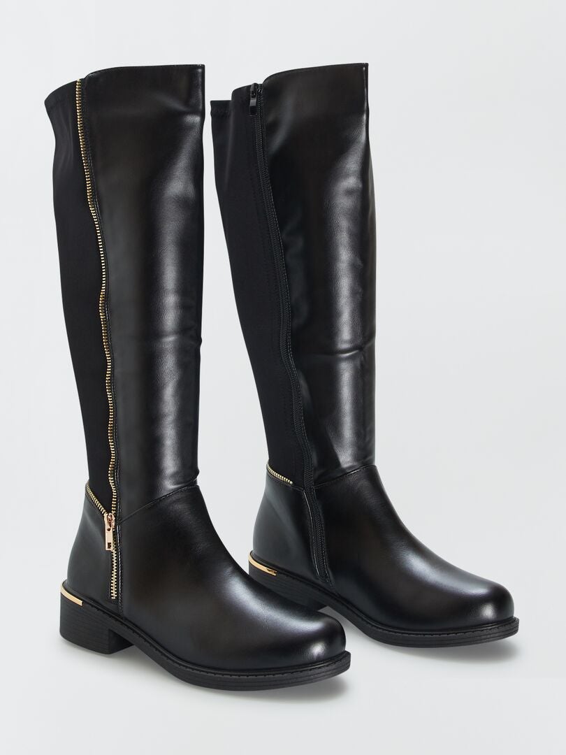 Botas altas NEGRO - Kiabi