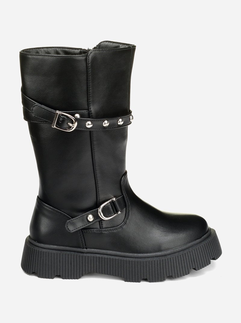 Botas altas Negro - Kiabi