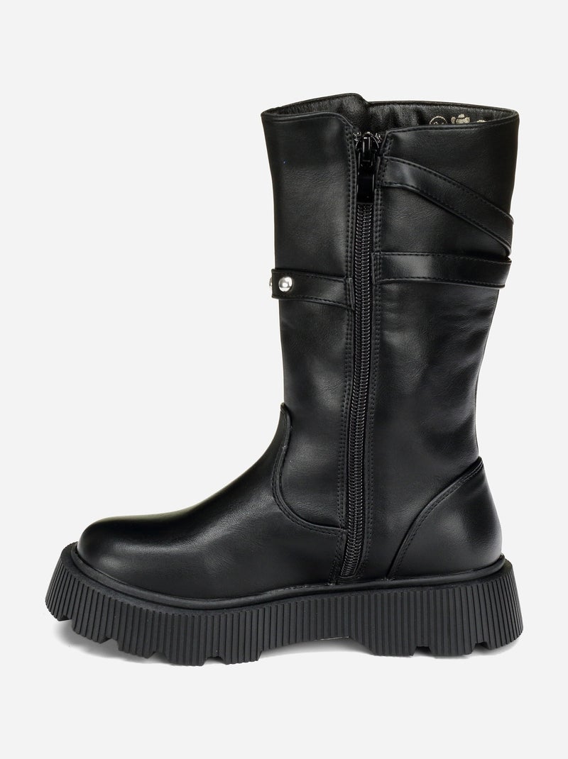 Botas altas Negro - Kiabi