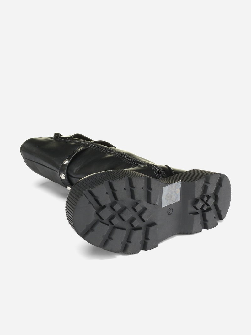 Botas altas Negro - Kiabi