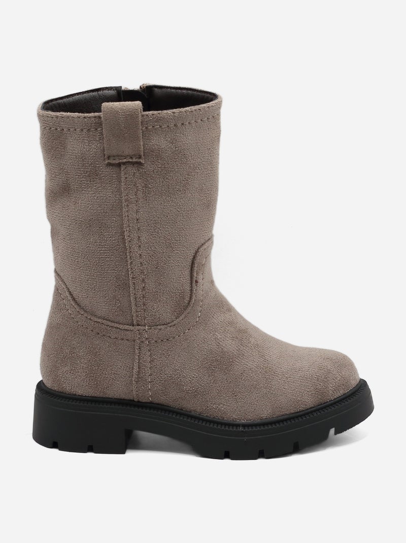 Botas altas Taupe - Kiabi