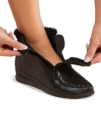 Botas anchas con doble cremallera - Afibel