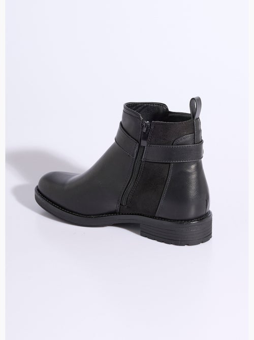 Botas bimateriales con tira en el tobillo - afibel - Kiabi