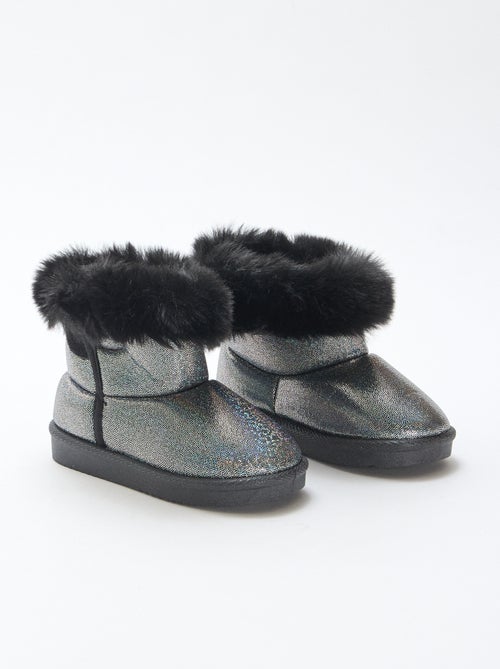 Botas brillantes con forro - Kiabi