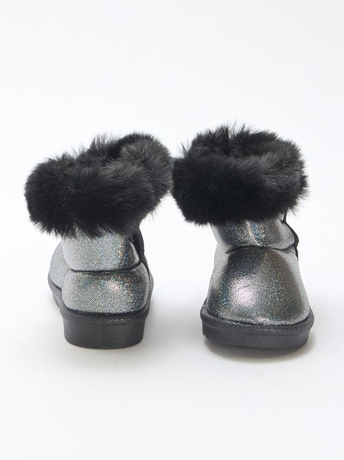 Botas brillantes con forro - Kiabi