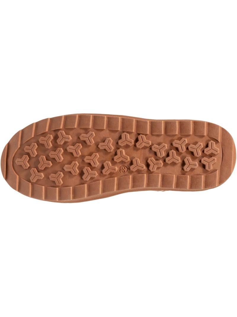 Botas cálido, ligero, cómodo y moderno, con efecto nobuk Camel - Kiabi