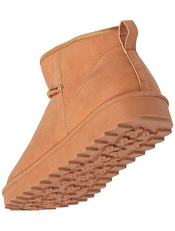 Botas cálido, ligero, cómodo y moderno, con efecto nobuk Isotoner