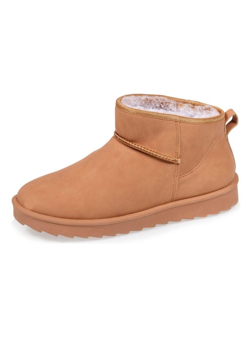 Botas cálido, ligero, cómodo y moderno, con efecto nobuk  Isotoner - Kiabi