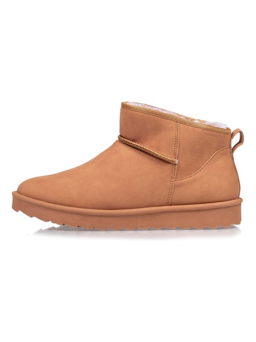 Botas cálido, ligero, cómodo y moderno, con efecto nobuk  Isotoner - Kiabi