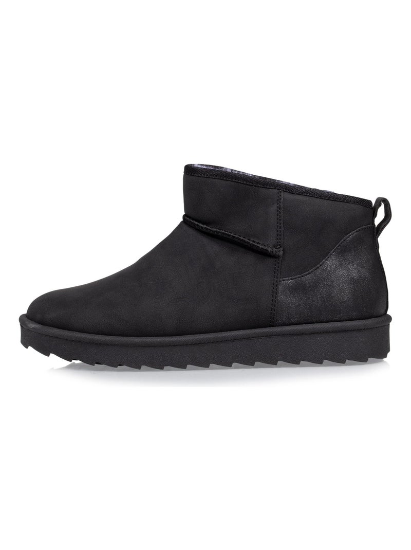 Botas cálido, ligero, cómodo y moderno, con efecto nobuk  Isotoner Negro - Kiabi