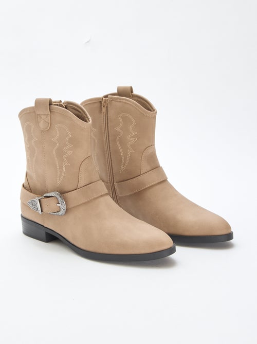 Botas camperas con correa - Kiabi