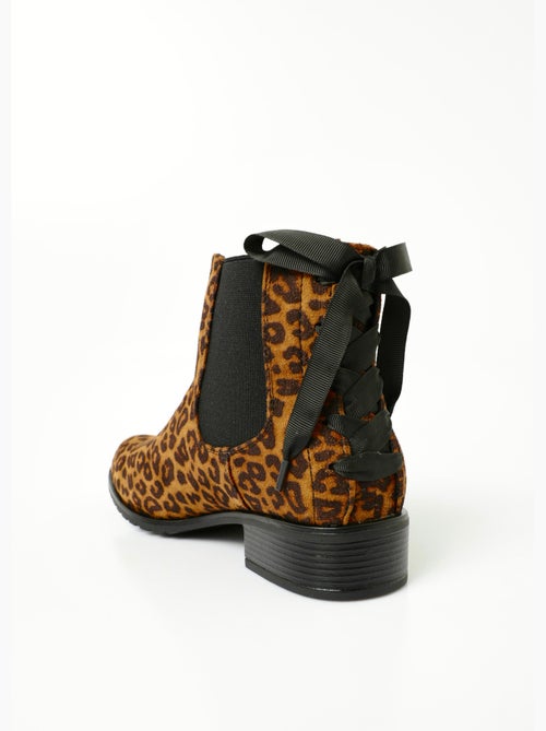 Botas Chelsea con tacones elegantes y lazo - AFIBEL - Kiabi Botas Chelsea con tacones elegantes y lazo - AFIBEL - Kiabi