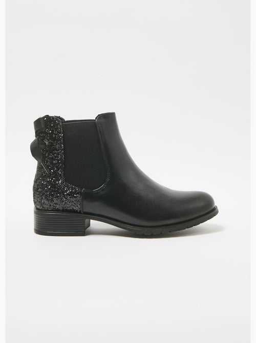Botas Chelsea con tacones elegantes y lazo - AFIBEL - Kiabi Botas Chelsea con tacones elegantes y lazo - AFIBEL - Kiabi