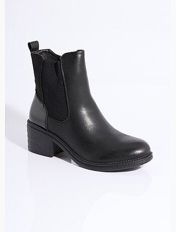 Botas Chelsea de tacón y punta redonda - AFIBEL