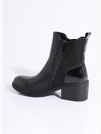 Botas Chelsea de tacón y punta redonda - AFIBEL
