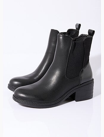 Botas Chelsea de tacón y punta redonda - AFIBEL