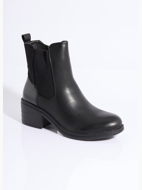 Botas Chelsea de tacón y punta redonda - AFIBEL - Kiabi