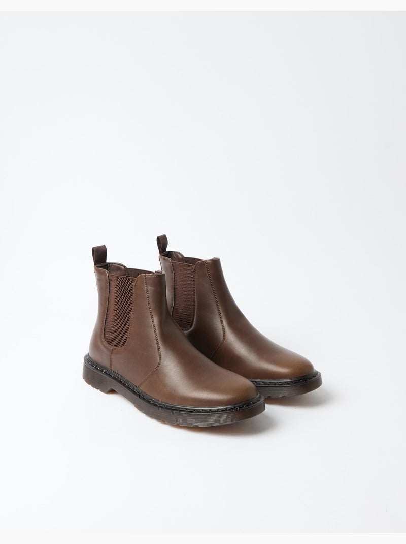 Botas chelsea, mo fashion Marrón - Kiabi