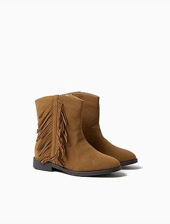 Botas con flecos, mo fashion