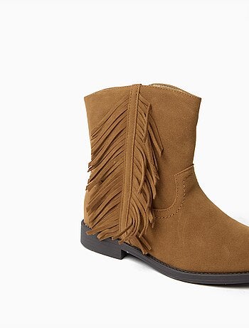 Botas con flecos, mo fashion