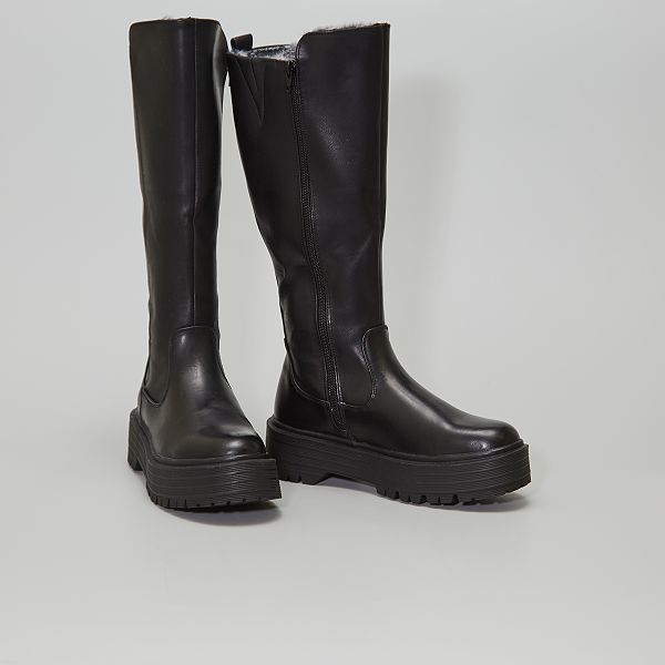 botas pelo mujer kiabi