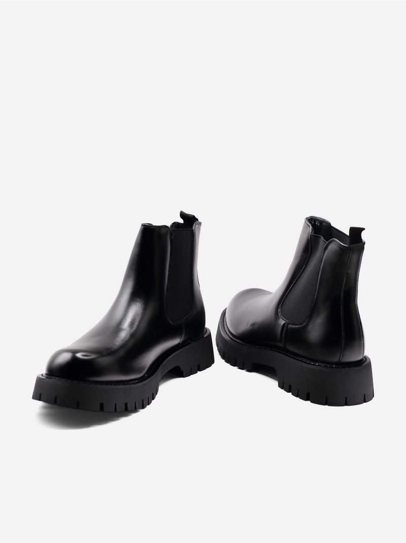 Botas Cónico delgado - Uomo Negro - Kiabi