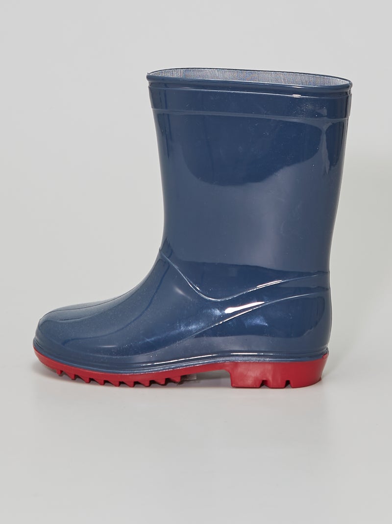 Botas de agua azul navy - Kiabi