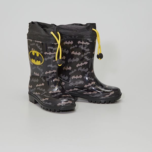 Botas de agua 'Batman' Niño 3-12 años - NEGRO - Kiabi - 17,00€