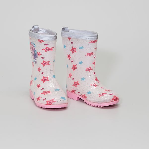 Botas de agua brillantes Niña 3-12 años - blanco - Kiabi - 15,00€
