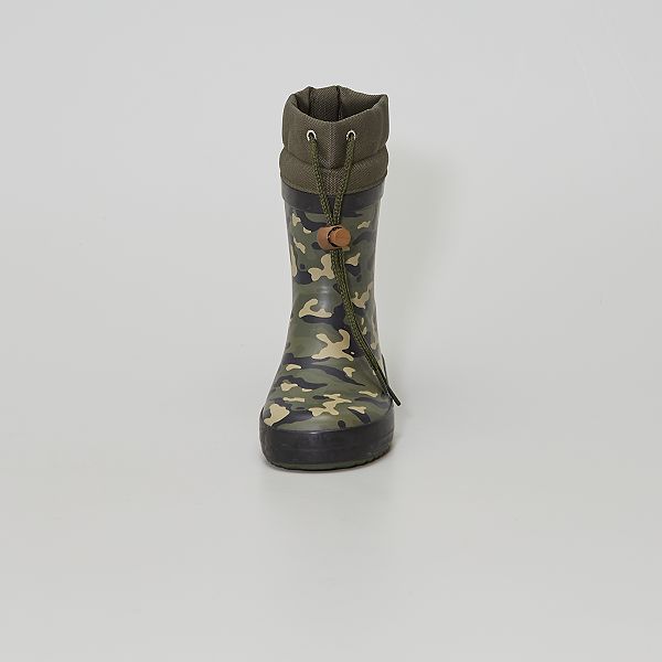 Botas de agua 'camuflaje' Zapatos - caqui - Kiabi - 18,00€