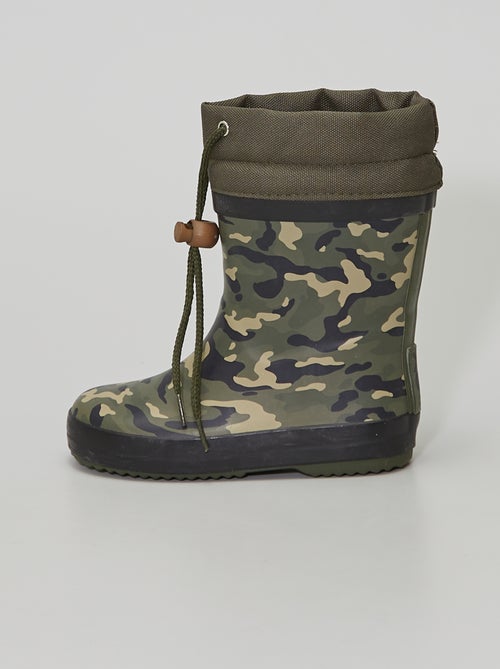 Botas de agua 'camuflaje' - Kiabi