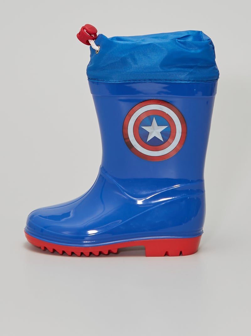 Botas de agua 'Capitán América' azul - Kiabi